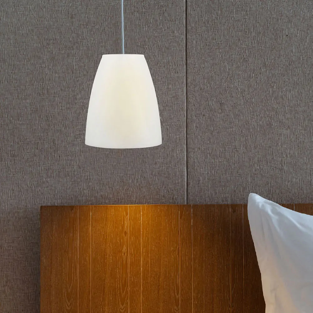 

5Pcs Plastic Lampshade Flat Mouth Design Easy Install Replacement for Desk Table Floor Lamp Shades Home Decor Use