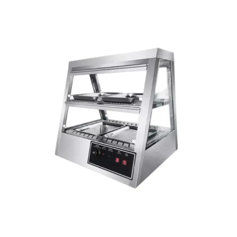 

Durable Stainless Steel Insulated Showcase for Commercial Kitchen Restaurant 220V Electric Warming Holding Equipment Heat Food