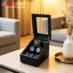 FRUCASE PU Watch Winder for automatic watches automatic winder for 3 watches Watch Box