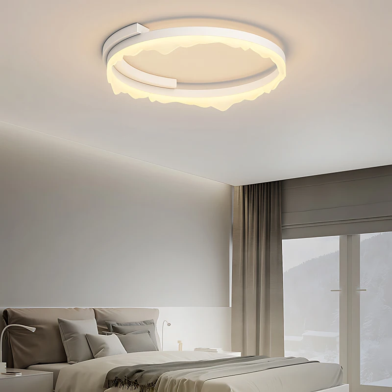 SANDYHA Eye Protection Minimalist LED Ceiling Light Circular Design 40/50CM Perfect for Bedroom Study Restaurant Modern Home