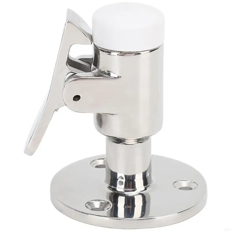 

57BA Rustproof Boat Door Stoppers Spring Loading Latches Marine Grade Steel Construction Door Holder Suitable for Saltwater Use