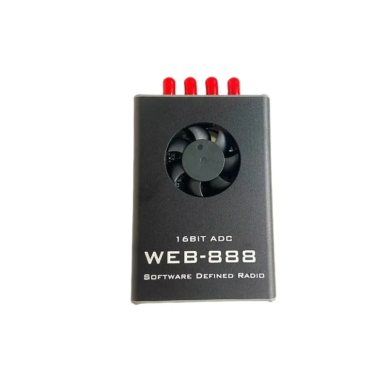 

Приемник SDR Knotolus Custom с частотным диапазоном от 10 кГц до 60 МГц, HF/VHF, Web-888, 16-битный АЦП, полоса пропускания 62 МГц, DDC, черный, с кабелем USB-DC для радиолюбителей