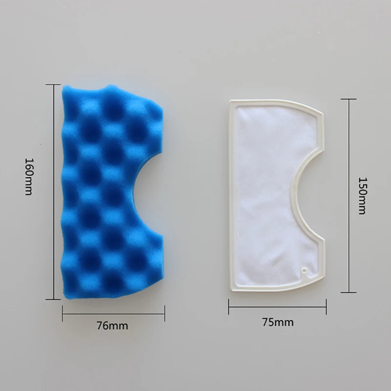 10Set Filtro in spugna blu Filtro per fegato in cotone bianco per parti per aspirapolvere Samsung serie DJ97-01040C