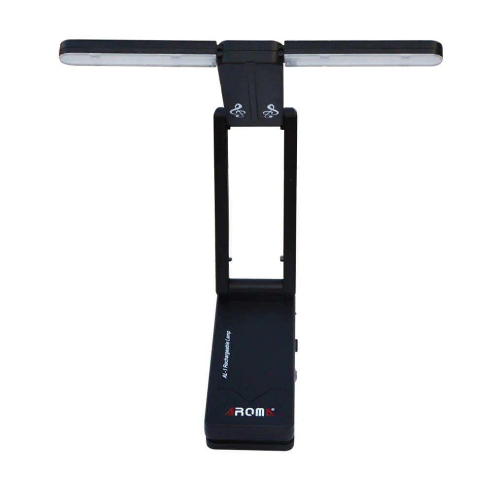 Aroma AL-1 soporte de música Clip de luz en hoja LED recargable lámpara de lectura hoja de música USB luz de escenario luz LED portátil Universal