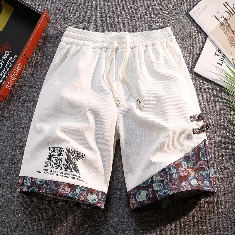 

Summer New Fashion Trendy Print Sports Fitness Breathable Shorts Men's Casual Loose Comfortable High Quality Plus Size Shorts