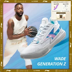 Li-Ning 남성용 통기성 착용 가능 쿠션 농구 신발, Z 세대 코트 농구 신발, 플래시 기본 팀 신발, ABPU027