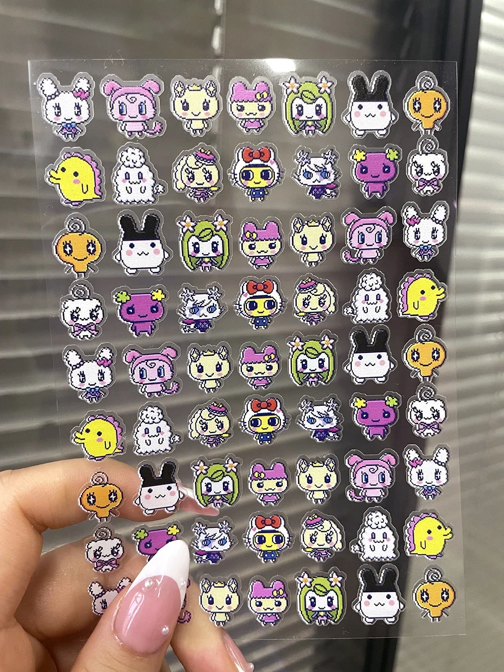 

Suitcase Super Mini Cartoon Game Patterns Sticker Kawaii Sanrio Kitty Self-adhesive Sticker Waterproof Luggage Tags Nail Sticker