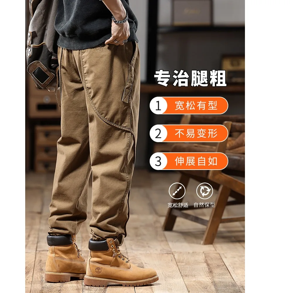 

Осенне-зимняя бархатная утепленная мужская одежда ретро рабочие брюки мужские повседневные новые рабочие теплые брюки большого размера для мужчин брюки