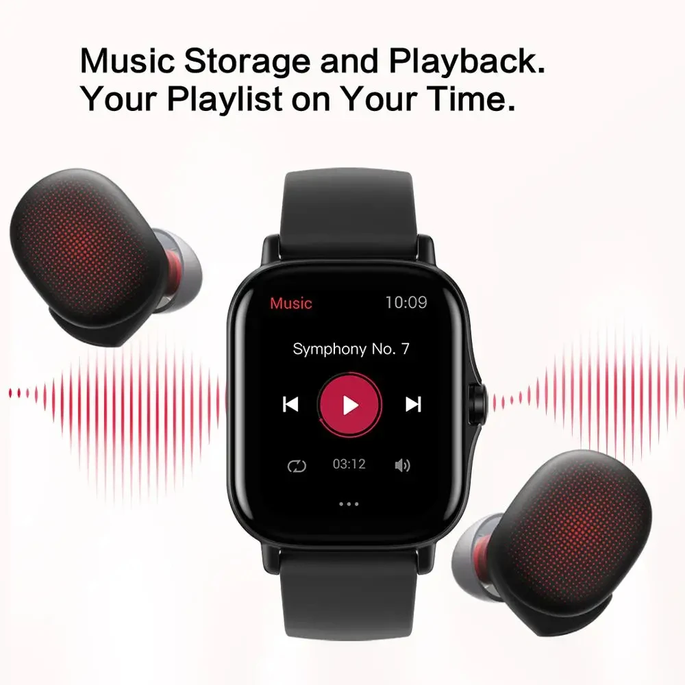 Amazfit-Smartwatch Global GTS 2, Original, 5ATM, Tela AMOLED, Alexa integrada, Android, Telefone iOS