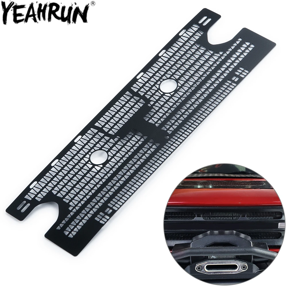 YEAHRUN TRX4 Metal Air Intake Grille Front Water Tank Cooling Net for 1/10 RC Crawler Car TRX-4 Browco Upgrade Parts