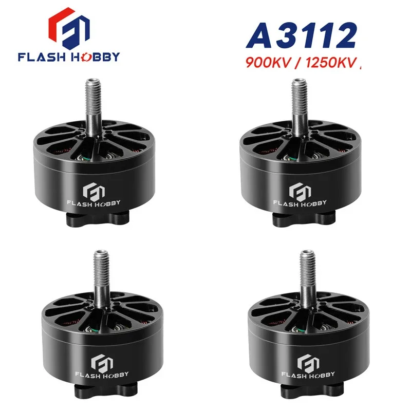 

FLASHHOBBY A3112 3112 900KV / 1250KV 3-6S Brushless Motor for 10 inch FPV Long Range Drones