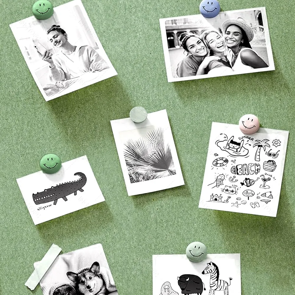 30 ロール/パック 57*25 ミリメートル感熱紙白ステッカー領収書写真用カメラインスタントプリント子供用カメラ印刷用紙交換