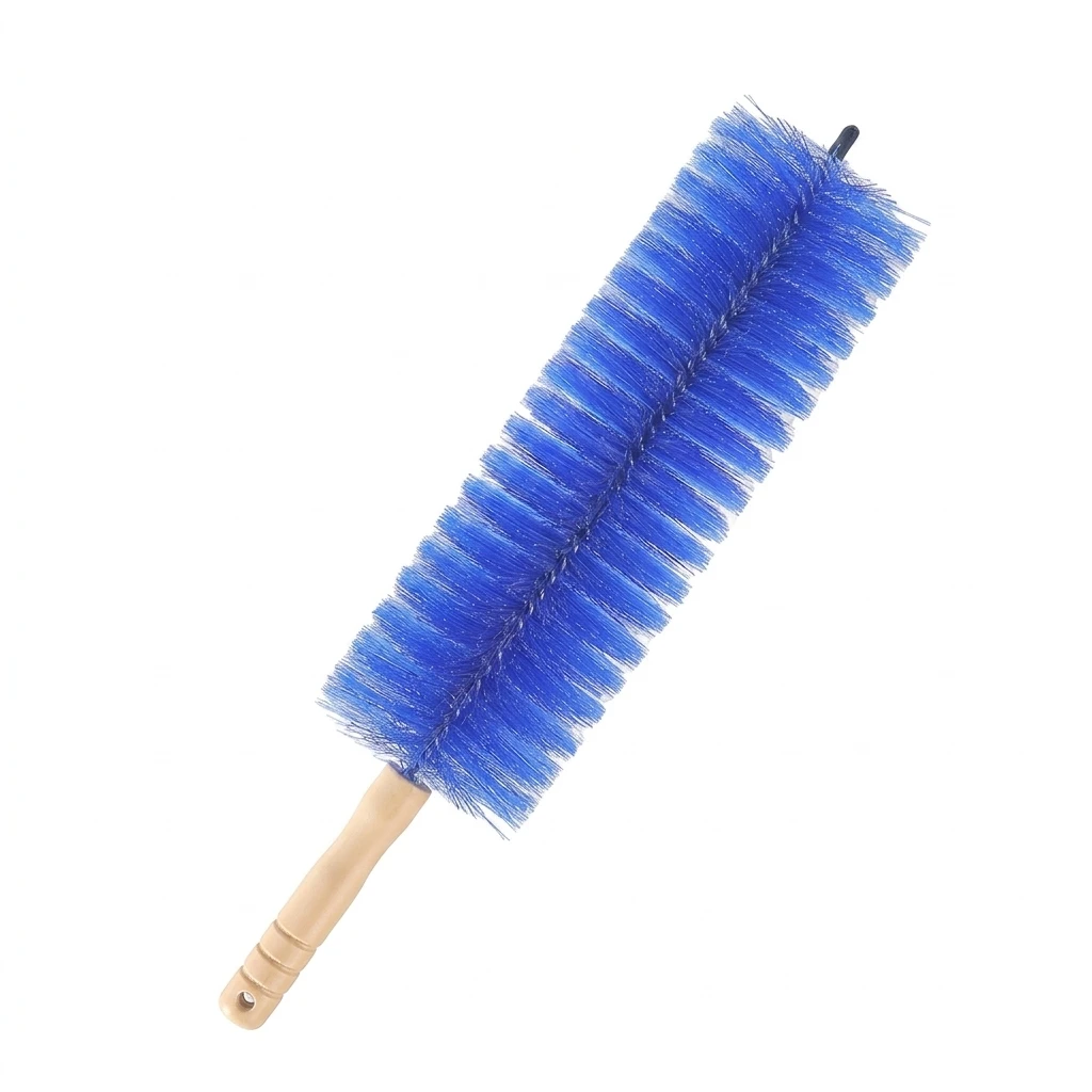 1pc Gap Cleaning Brush Efficient Nylon Duster for Homeowners Air Conditioner Vent Fan Blade Dust Remover Silicone Scraper