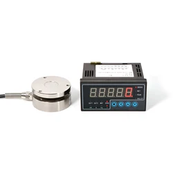 Load Cell Sensor with Indicator Display Test Force Weight Pressure Supply AC100-240V Maximum Range 0-5000KG/11000LB/49KN