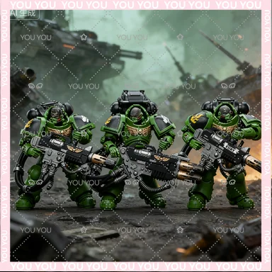 

Adults 18 Plus JOYTOY 1/18 Action Figure 40K Salamanders Eradicators Re-issue Version Anime Military Model