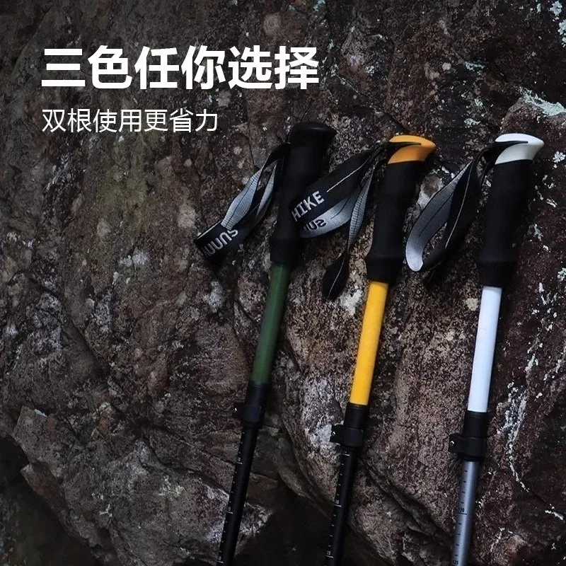 

Портативный походный персонал — амортизирующий и противоскользящий | Трость для прогулок на открытом воздухе | Трейл-бег Essential ​