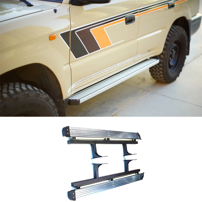 Nerf Bar Running Boards For Toyota LC95 Land Cruiser Welcome Pedal Side Steps Prado 3400 Foot Pedal Accessories Modification