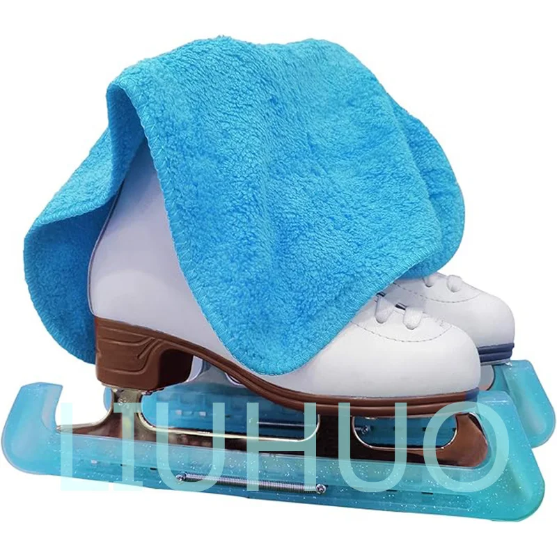 LIUHUO Schaatsbeschermers Soakers Handdoek Cadeauset Schaatsbeschermers en Soft Blade Walking Covers Kunstschaatsen
