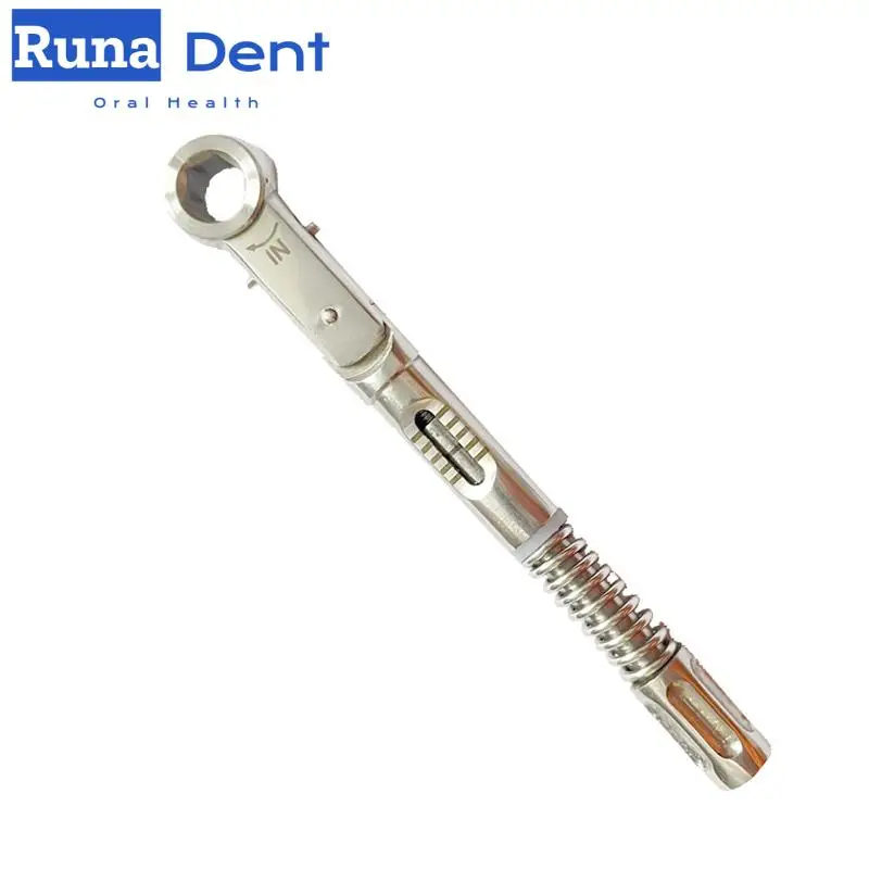 Dental Implant Torque Ratchet Wrench Tool Top German Quality,10.5 Mm , 10-50 Ncm Top Quality with Drivers Stainless Steel Tool