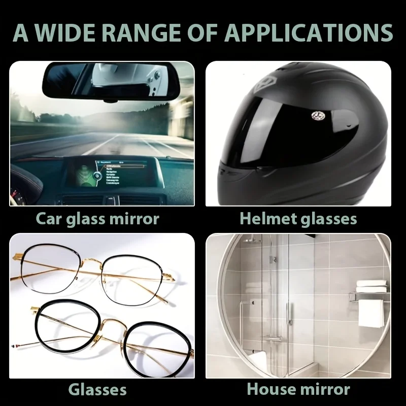 Durable Nano Motorcycle Helmet Anti-Fog Spray Enhances Visibility for All Helmets And Cars Glass Anti-Fog Solution - view 5
