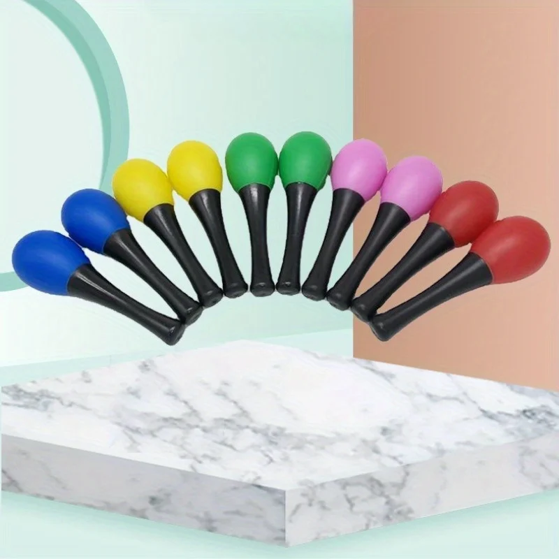 قطعتان، مطرقة رملية صغيرة، أداة موسيقية تهتز، ملحق موسيقي للتدريس، مثالية للحفلات، المهرجانات، عيد الميلاد، جمع Kvt.