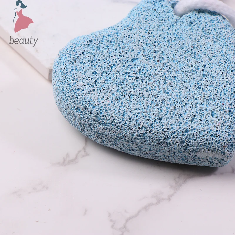 Exfoliate Feet Pedicure Handle Pumice Stone Scraper Foot File Dead Hard Rough Dry Skin Scrub Callus Remover Manual Cracked Heels