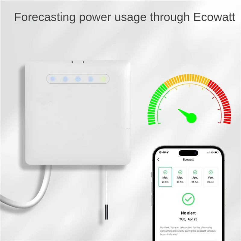 ABKI-Zigbee Smart Thermostat For Pilot Wire Heating Radiator For Ecowatt Electricity Monitoring App Control