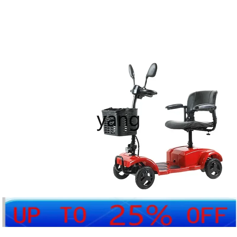 

LTT elderly scooter four-wheel electric disabled double battery car