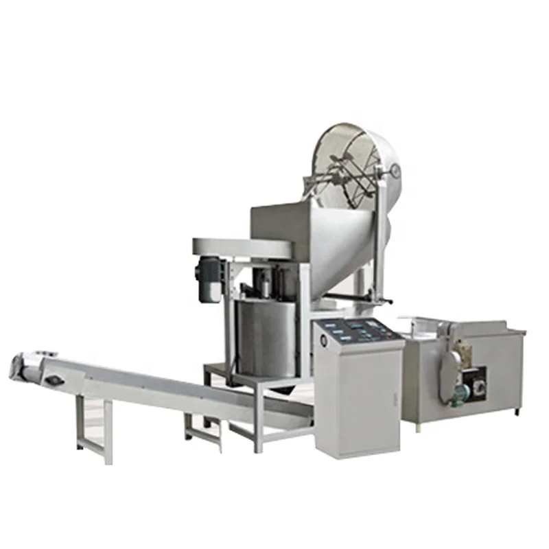 304Stainless Steel Potato Chips Frying Machine Cassava Chips Processing Equipment