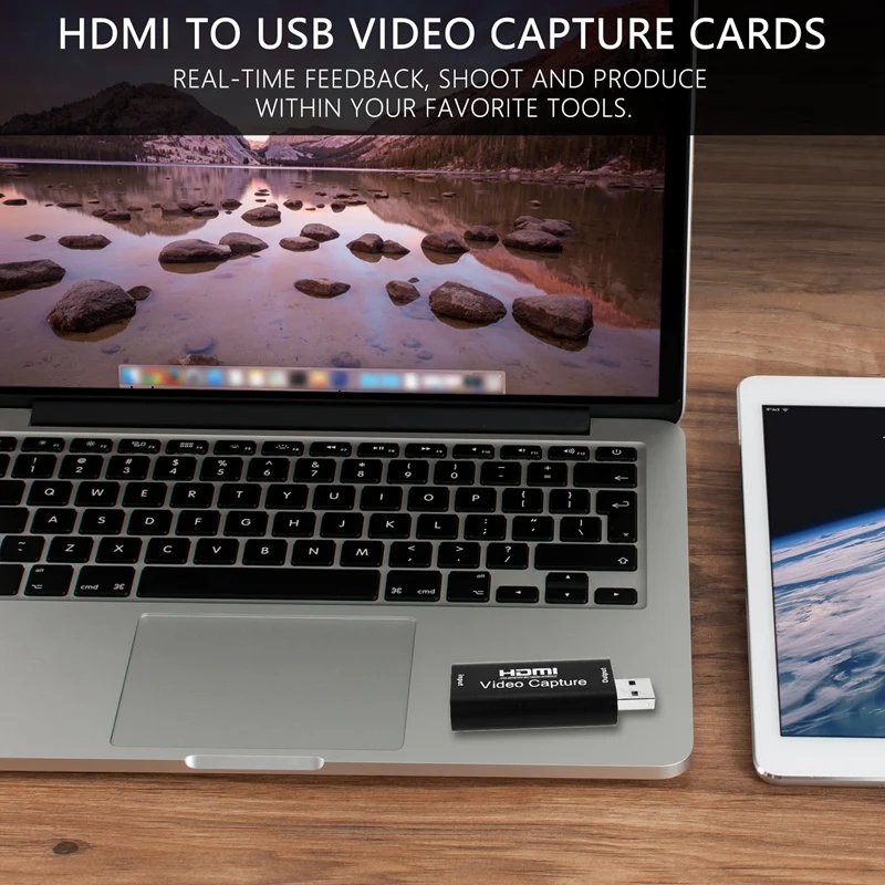 Audio Video Capture Cards  To USB 2.0 1080P 4K Record Via DSLR Camcorder Action Cam For High Definition Acquisition