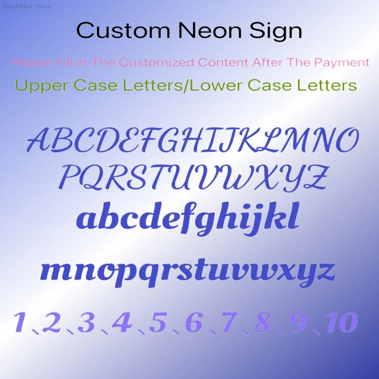 علامات النيون المخصصة كبيرة LED النيون علامات الحائط لتزيين غرفة الأسرة USB بالطاقة متعددة الخط الألوان خلفية الديكور الخفيفة #3