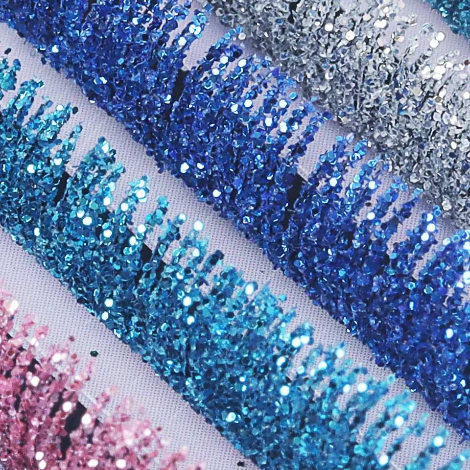 Mix Colors Glitter Fashion Shiny Colorful False Eyelash Extension Individual Faux Makeup Eye Lashes Professional Supplies