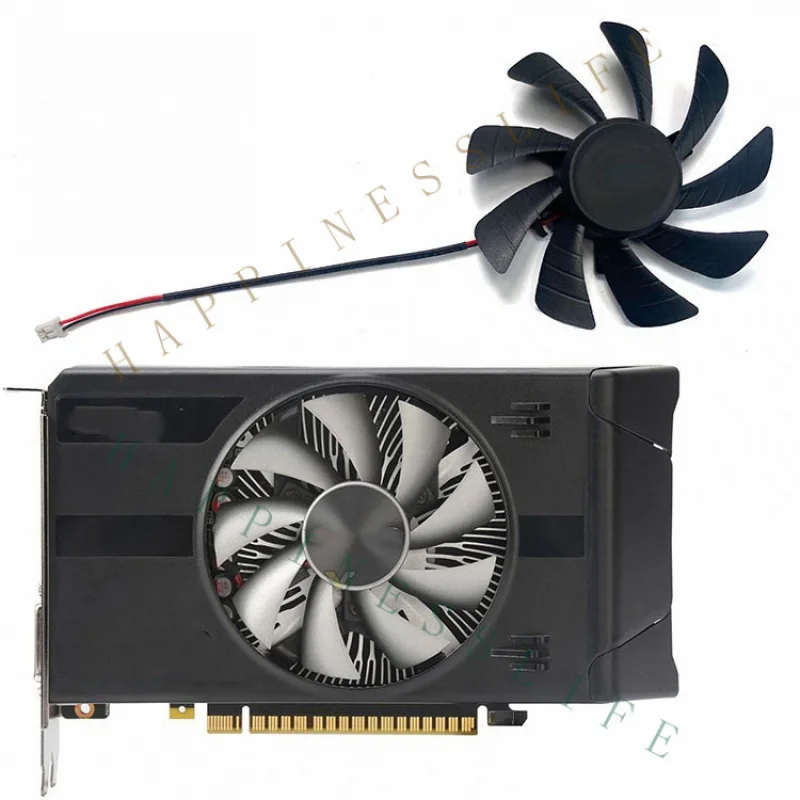 GR+   Graphics Card Cooling Fan Replacement Part For ONDA GeForce G TX1050ti 4GD5  ITX