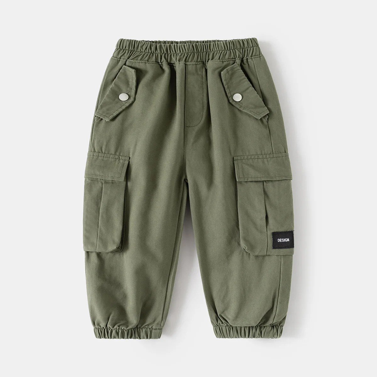 

2026 Spring Toddler Girls Pant Solid Color Newborn Kids Baby Boys Cargo Pant Versatile Elastic Waist Children Boys Harem Pant