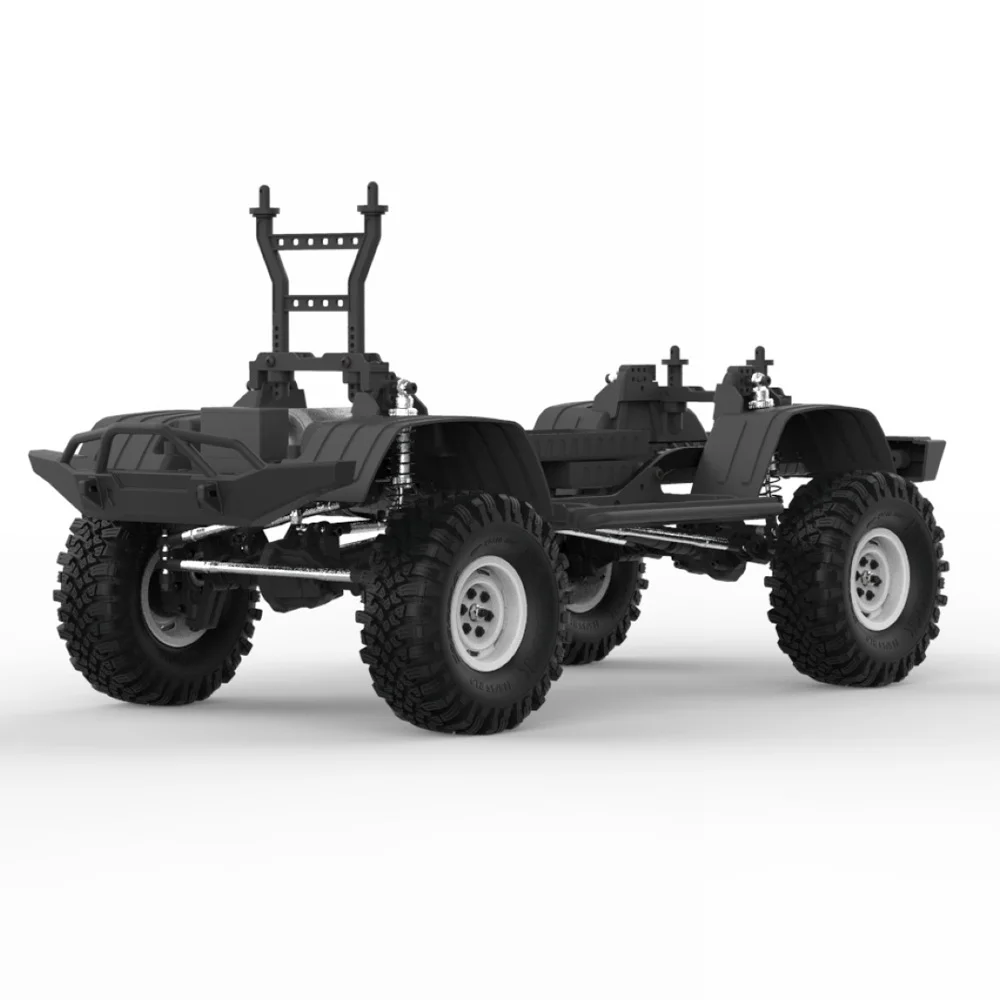 CROSSRC 1/10 RC 4WD Crawler Terreinwagen JT4 Auto Geschilderd Gemonteerd Verlichting Differentieelslot Buiten Speelgoed Model TH19579