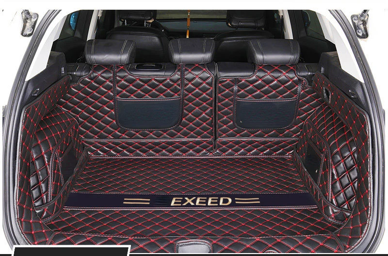 Custom Trunk Mat For Exeed LX ET-i PHEV 2023 2024 Chery Durable Cargo Liner Boot Carpets Accessories Interior Cover