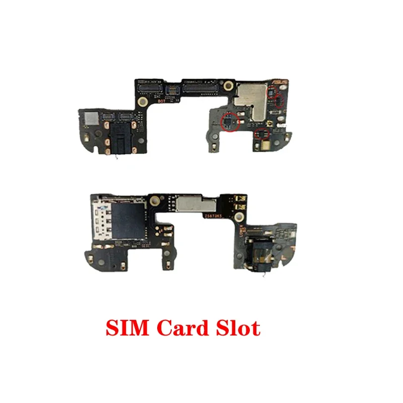 For ASUS ROG Phone 5 ROG 5S ZS673ks Type-C USB Charging Port Dock SIM Reader Card Slot Mic Signal Earphone Jack Board