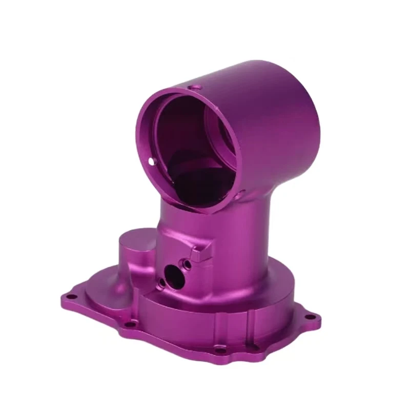 Aluminum alloy precision mechanical shell parts, multi-interface precision machining components CNC machining customization