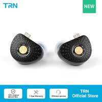 TRN TA3 Hi-FI 1BA 2DD In-ear Monitors Earphones Knowles Hybrid Beryllium-plated Dynamic Metal Running Noise Cancelling Headset