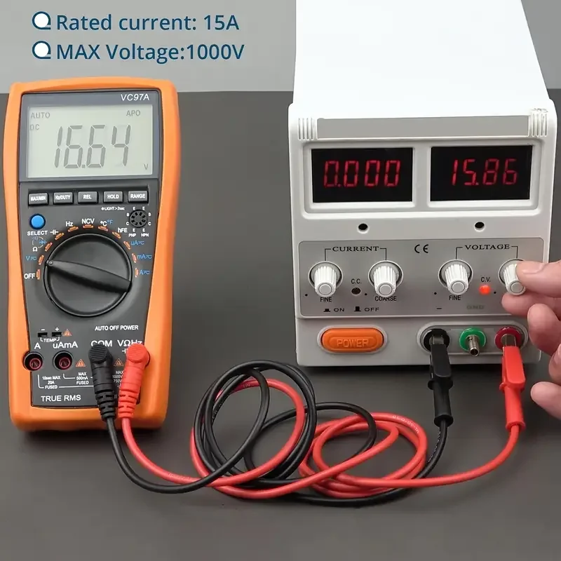 مقاطع التمساح إلى الموز التوصيل اختبار كابل الرصاص موصل المزدوج التحقيق التمساح كليب اختبار الكهربائية الرصاص لاختبار المتعدد
