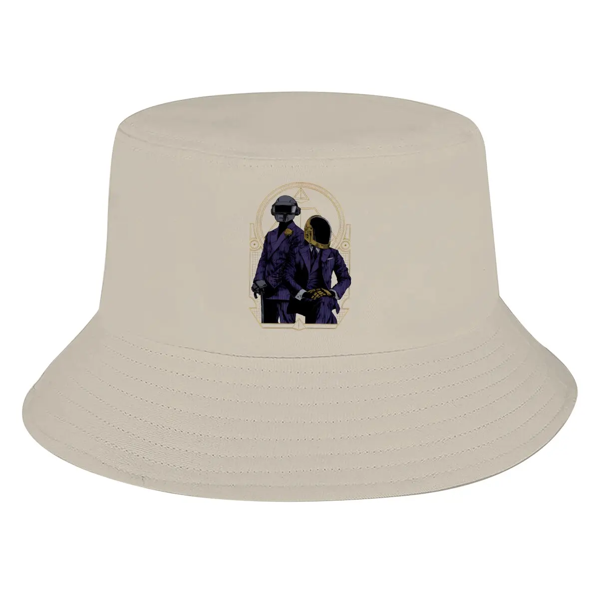 Daft Punk Bucket Hat Gentleman After All Men's Women's Fisherman Cap Hip Hop Beach Sun Fishing Hats