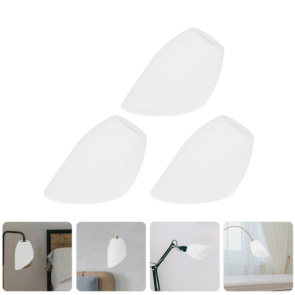 3 Pcs Lampshade Lamp-chimney Horseshoe Replacement Shades Pe Unique Cover Table LED Light