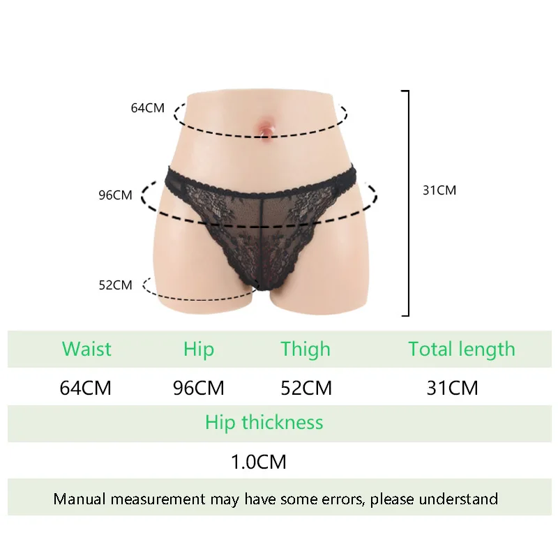 Simulated Silicone Fake Vagina Underwear Briefs Panties Hiding Penis For Crossdresser Transgender Shemale Dragqueen Cosplay Gays