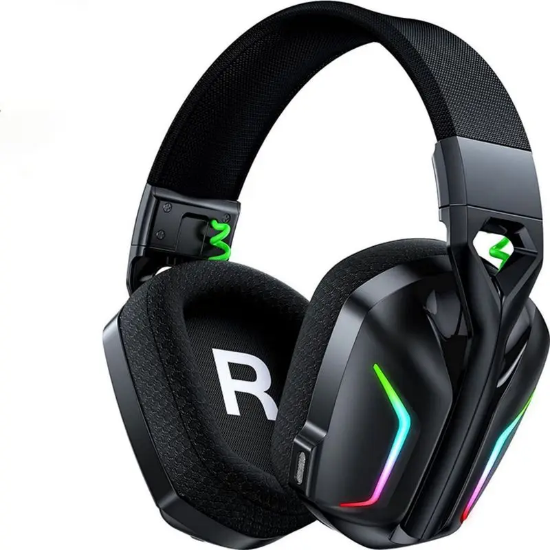 Over-ear E-sports Headset, Comfortable for Long Wear with Microphone, Wireless Bluetooth Gaming Headphones