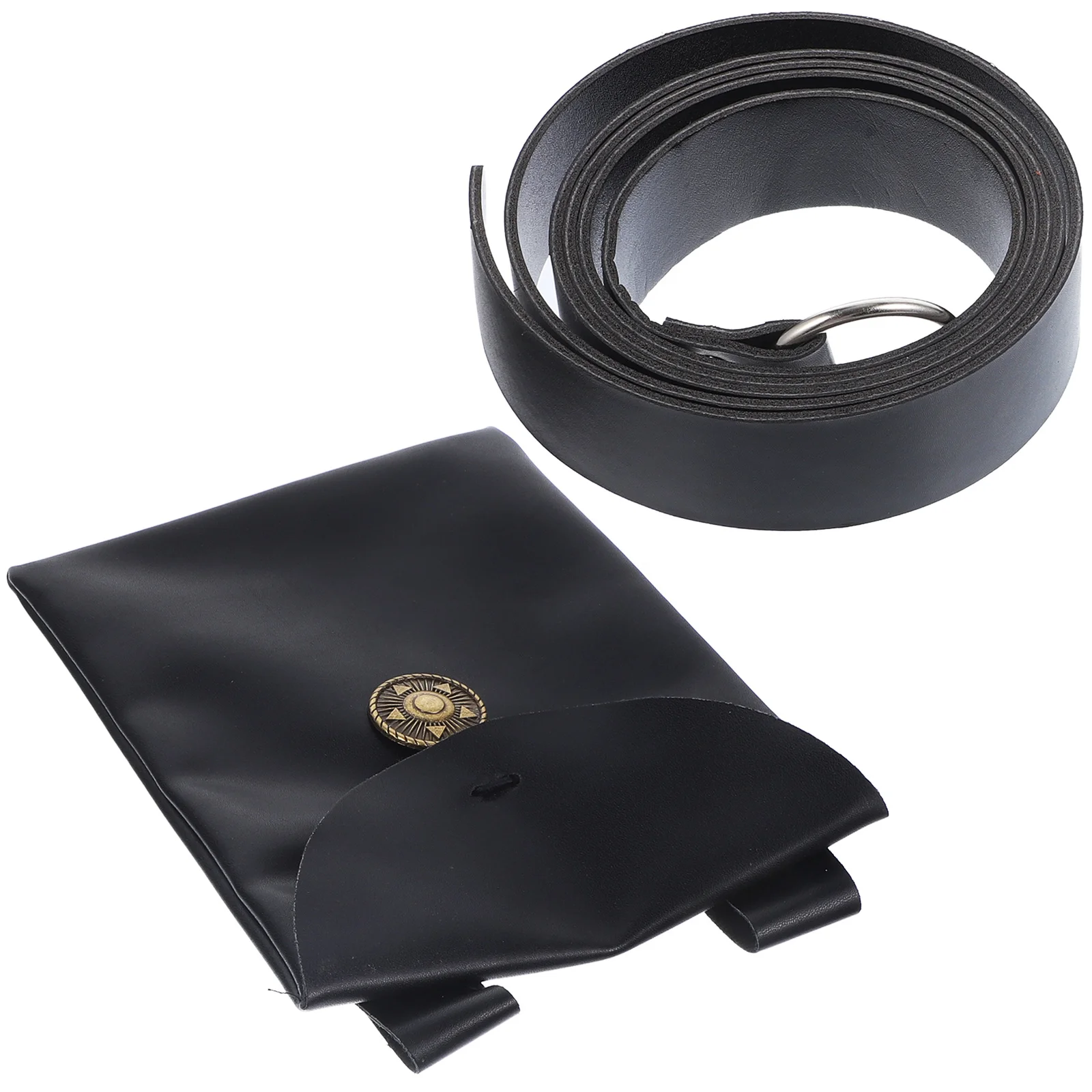 1 set marsupio medievale in PU finto marsupio vintage per cosplay rinascimentale, fornitura per feste di Halloween