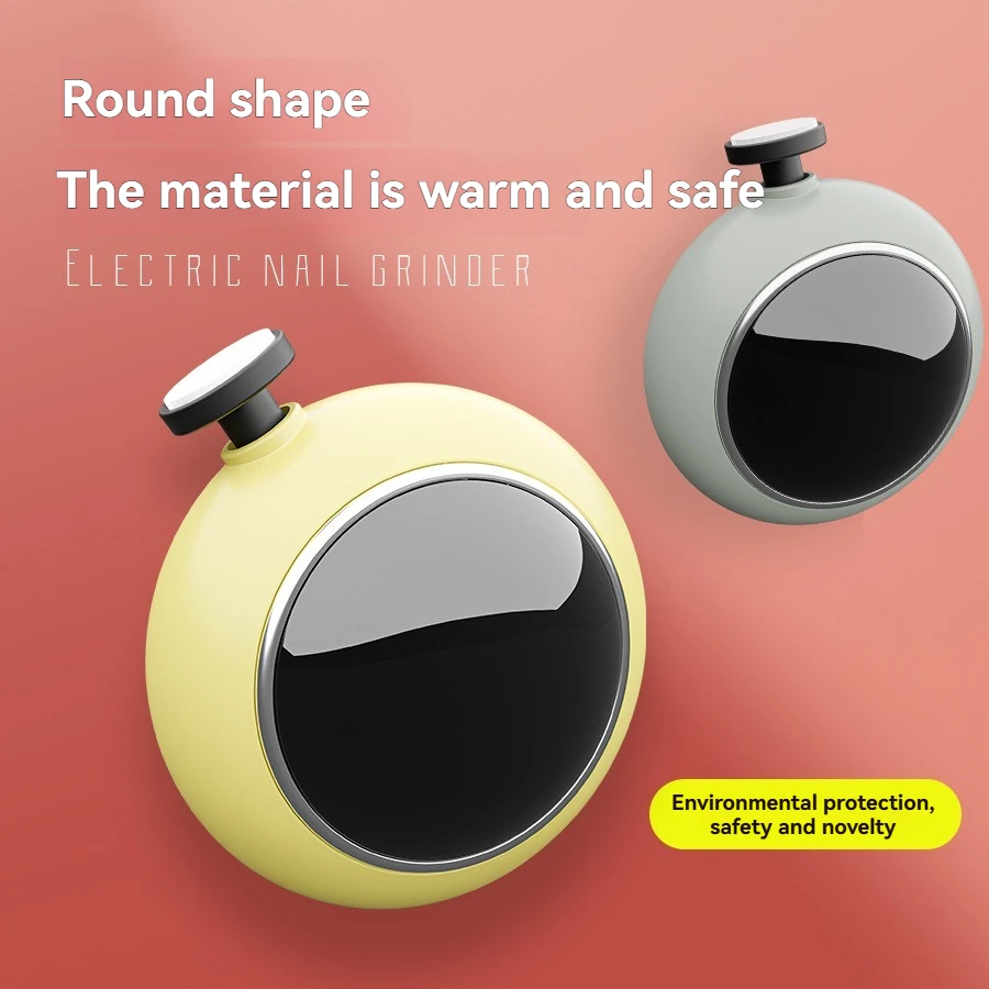 Professional Nail Care Kit Electric Nail File for Baby Adult Use, Safe Nail Grinder with LED Light, Manicure Pedicure Machine