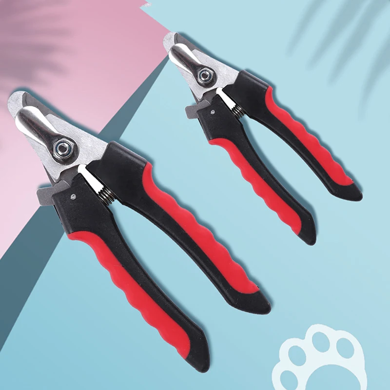 Professional Pet Cat Dog Nail Clipper Cutter With Sickle Stainless Steel Grooming Scissors Clippers for Pet Claws Dog Supplies