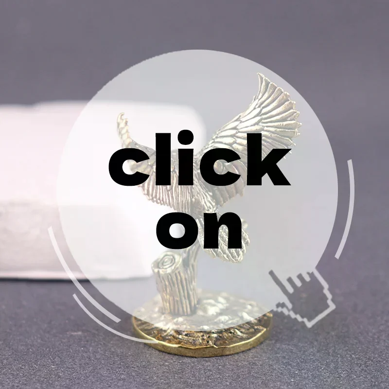 1 قطعة العتيقة الصلبة النحاس البومة مصغرة التماثيل ديكور المنزل الحرف الرجعية النحاس سطح المكتب زخرفة #6