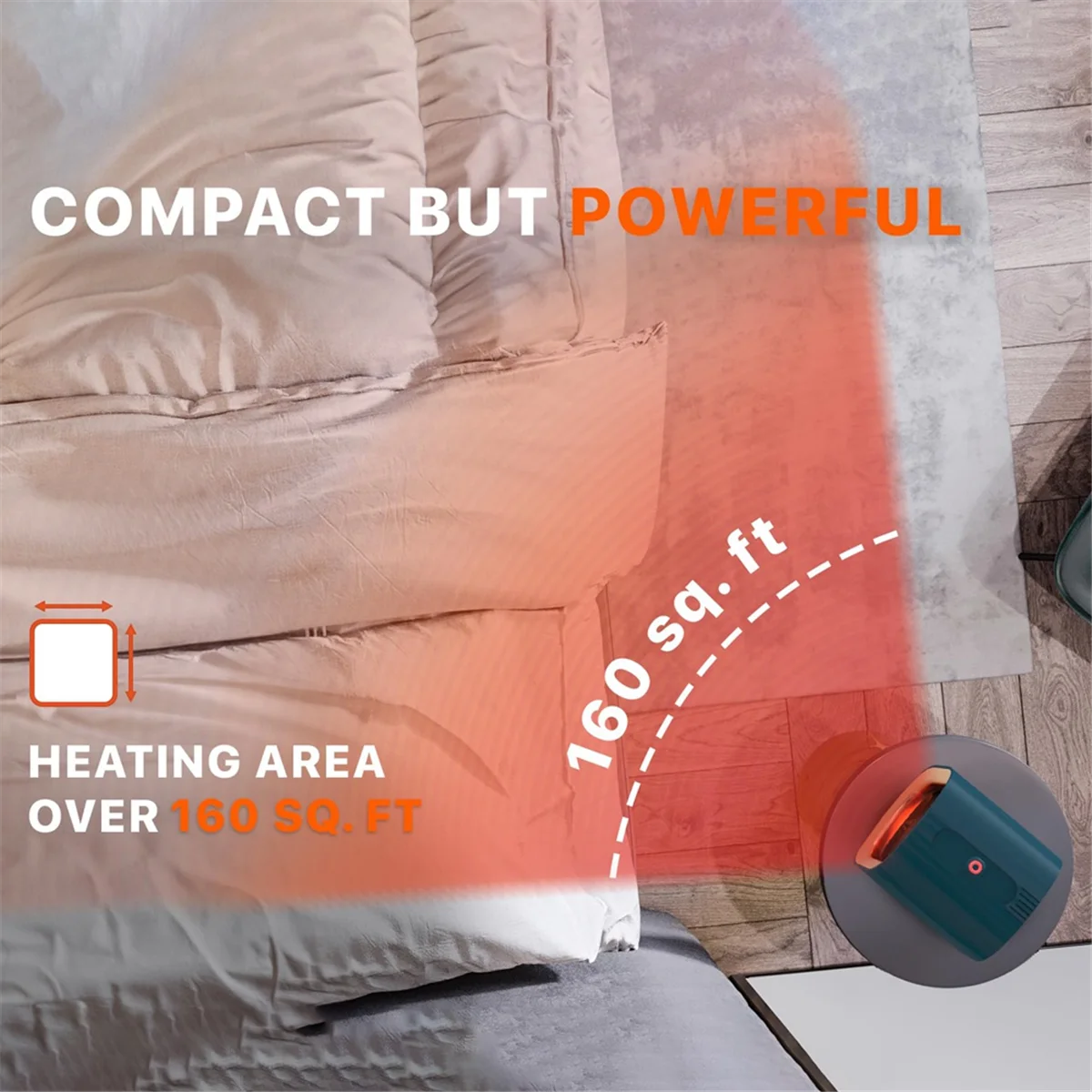 Venda quente aquecedor elétrico para interior 1200w ptc ventilador portátil para escritório casa sala inteligente acessível mais quente para quarto desktop eua plug a