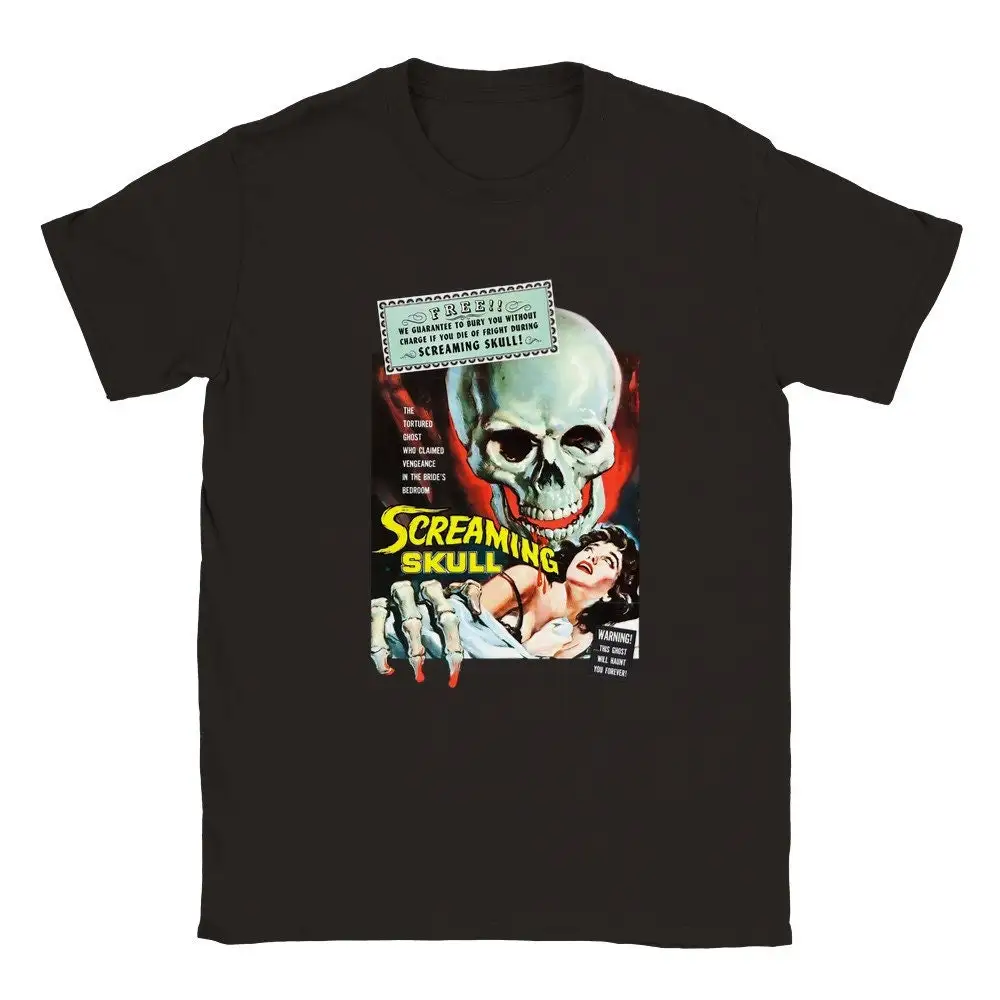 Skreaming Skull Tribute T Shirt Vintage homage to a cult horror Old movie Best